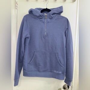 Carhartt women's quarter-zip hooded sweatshirt size S